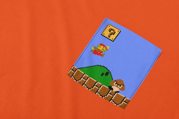 Koszulka z kieszonką SUPER MARIO BROS