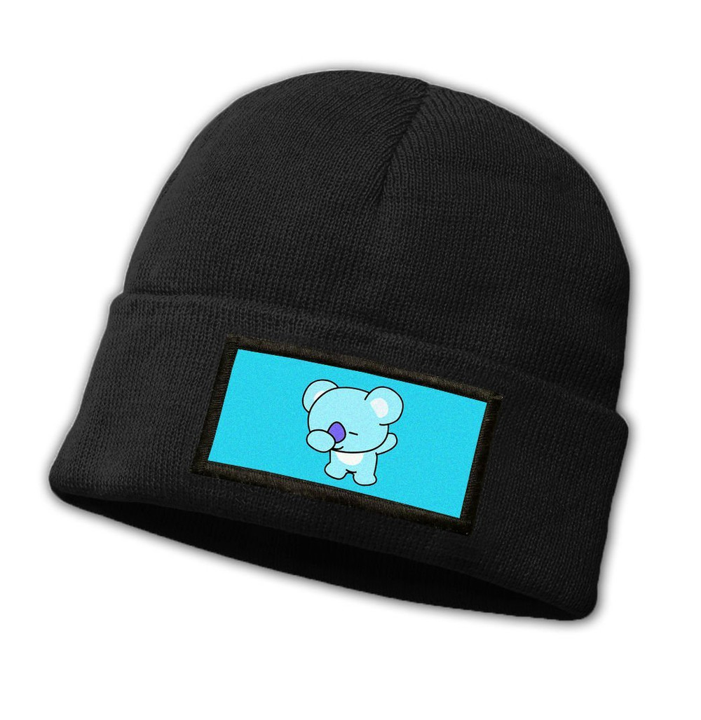 Czapka zimowa z naszywką BTS K-POP BT21 KOYA