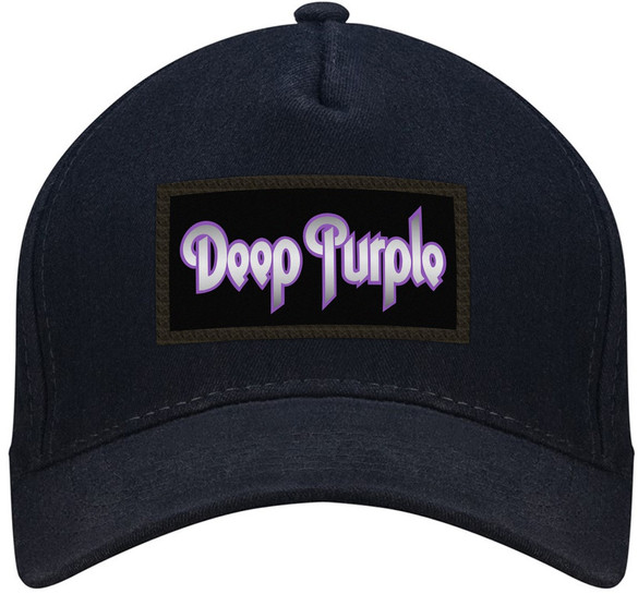 Czapka DEEP PURPLE bejsbolówka z naszywką