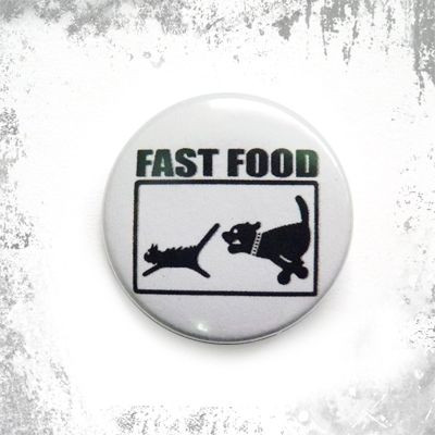 Przypinka FAST FOOD