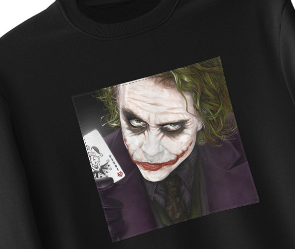 Bluza z naszywką Joker Heath Ledger