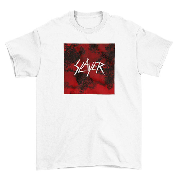 Koszulka z naszywką Slayer World painted