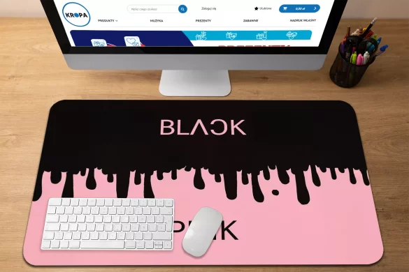 Podkładka pod mysz BlackPink Logo 60x40cm