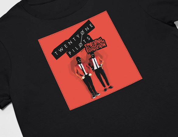 Koszulka z naszywką Twenty One Pilots 04