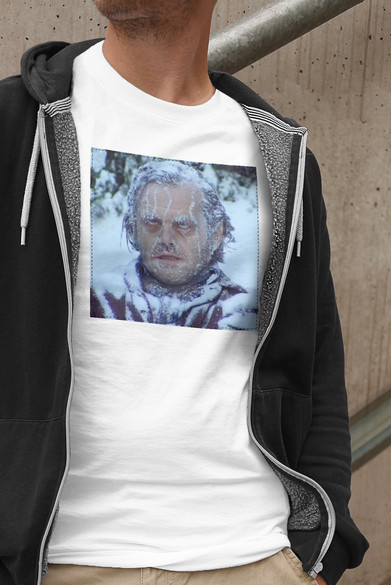 Koszulka z naszywką Lśnienie Nicholson Ice