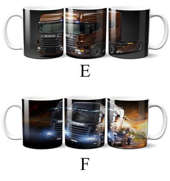  Zestaw SCANIA poduszka+kubek WZORY+GRATIS!