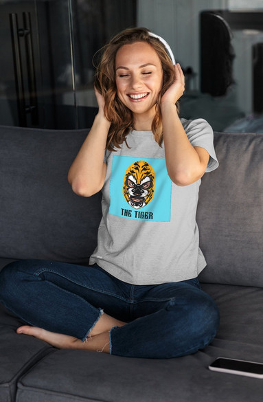 Bluzka damska z naszywką The Tiger