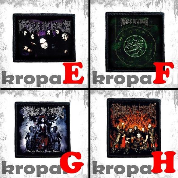 Naszywka CRADLE OF FILTH 10 x 10 cm Dużo Wzorów!
