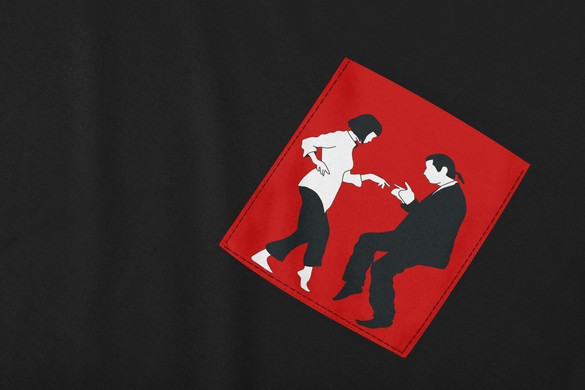Koszulka z kieszonką PULP FICTION DANCE
