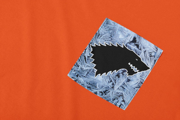 Koszulka z kieszonką GRA O TRON STARK