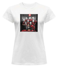 Bluzka damska z naszywką Dom z papieru 02