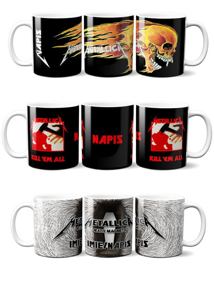 Kubek METALLICA + IMIĘ GRATIS, PREZENT