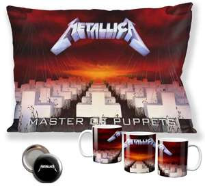 METALLICA Zestaw poduszka+kubek WZORY +GRATIS!