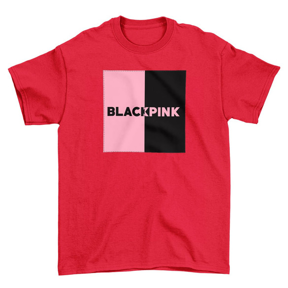 Koszulka z naszywką BLACKPINK logo