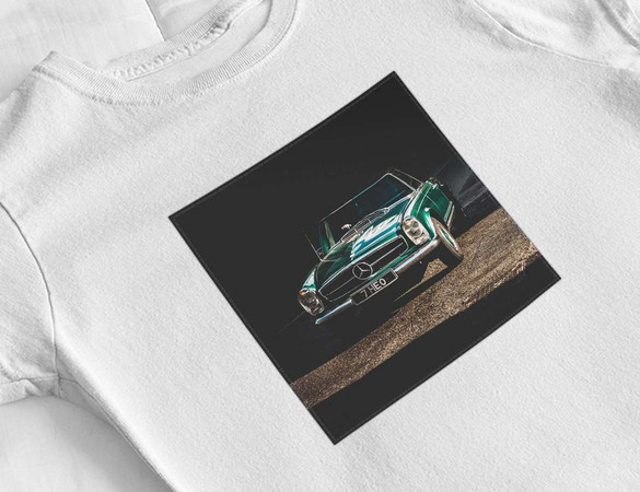 Bluzka damska z naszywką Mercedes classic