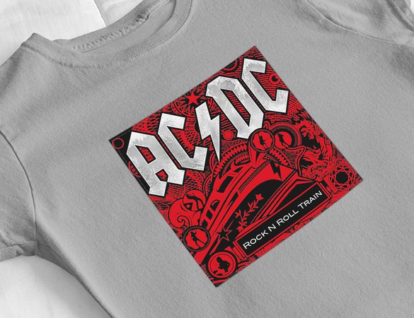 Bluzka damska z naszywką AC/DC...Train...