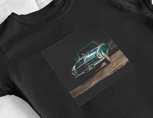 Bluzka damska z naszywką Mercedes classic