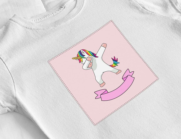 Bluzka damska z naszywką Unicorne 05