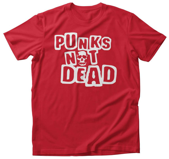 Koszulka Punks not dead + Twój napis