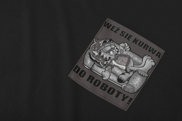 Koszulka z kieszonką Weź się k.... do roboty!