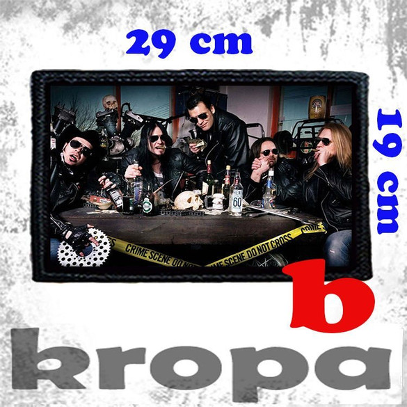 Naszywka duża na ubranie CHROME DIVISION