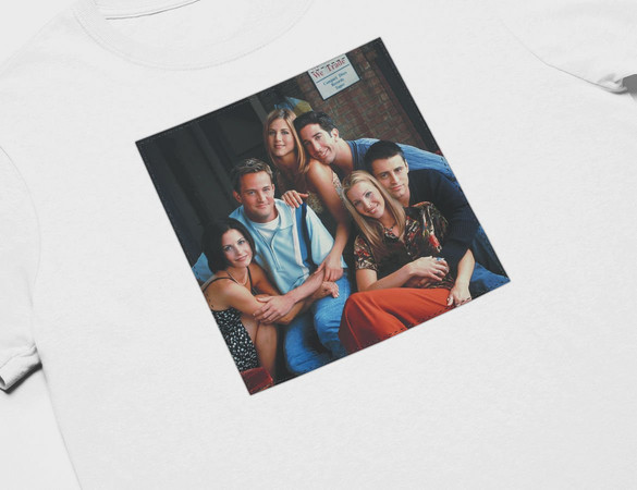 Koszulka z naszywką Friends squad 2