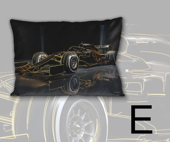 Poduszka F1 FORMUŁA 1 60x40cm WZORY
