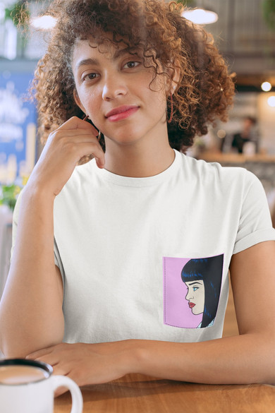 Koszulka z kieszonką PULP FICTION MIA