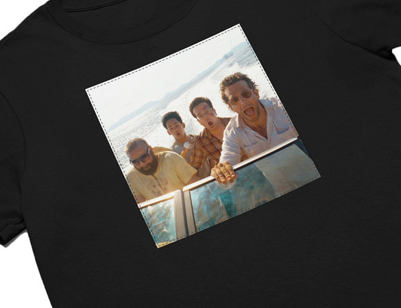 Koszulka z naszywką Kac Vegas squad 01