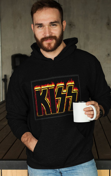 Bluza z naszywką KISS