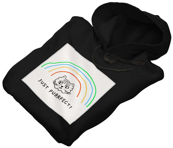 Bluza z naszywką Just purrfect!