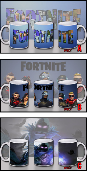 Kubek FORTNITE 33 wzory + imię gracza GRATIS