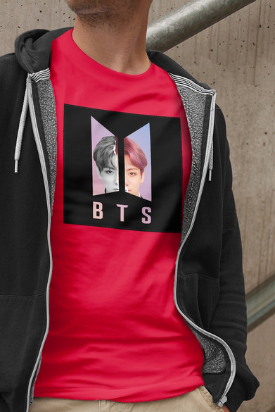 Koszulka z naszywką BTS Jungkook