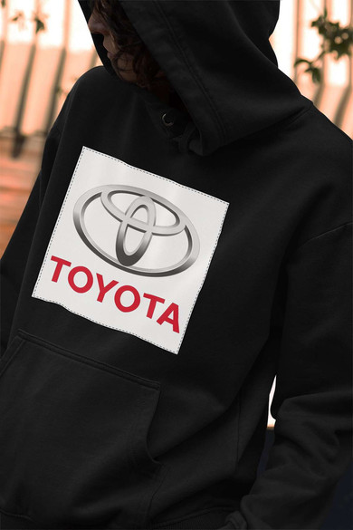 Bluza z naszywką Toyota logo white