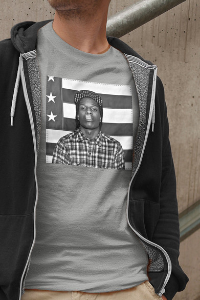 Koszulka z naszywką Asap Rocky Live.Love.