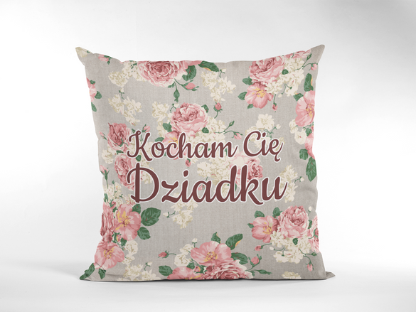 Poduszka na Dzień Dziadka. Magnes i Imię GRATIS!