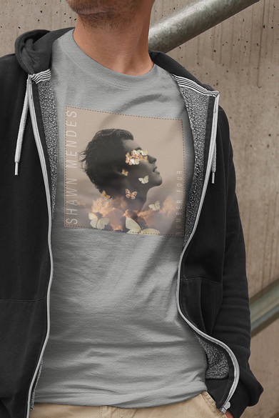 Koszulka z naszywką Shawn Mendes 05