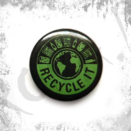 Przypinka Recycle it