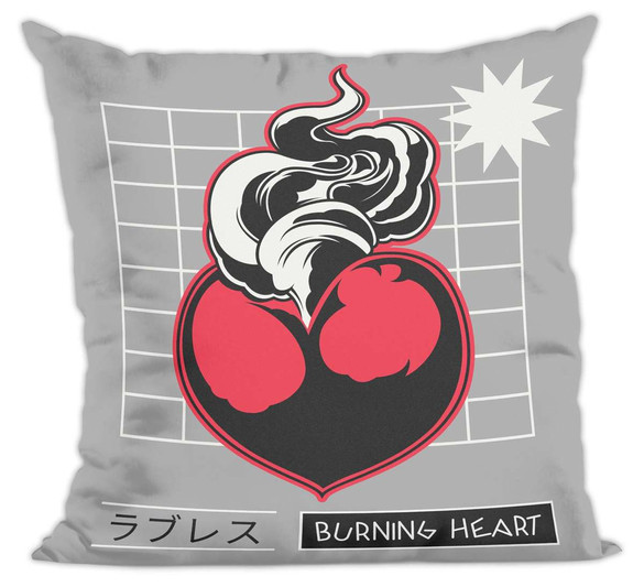 Poduszka Burning heart
