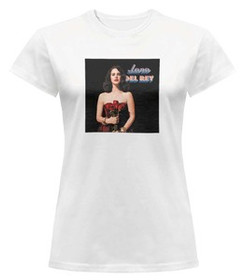 Bluzka damska z naszywką LANA DEL REY