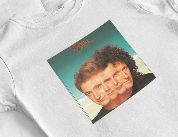 Bluzka damska z naszywką Queen The Miracle