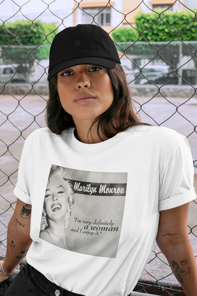 Koszulka z naszywką Marilyn Monroe 02