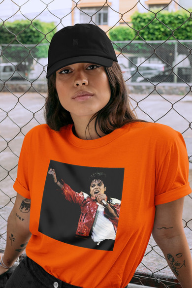 Koszulka z naszywką Michael Jackson 01