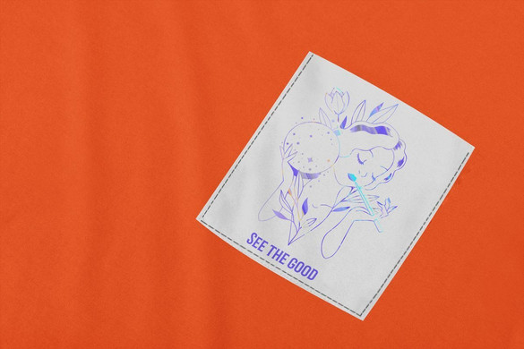 Koszulka z kieszonką SEE THE GOOD