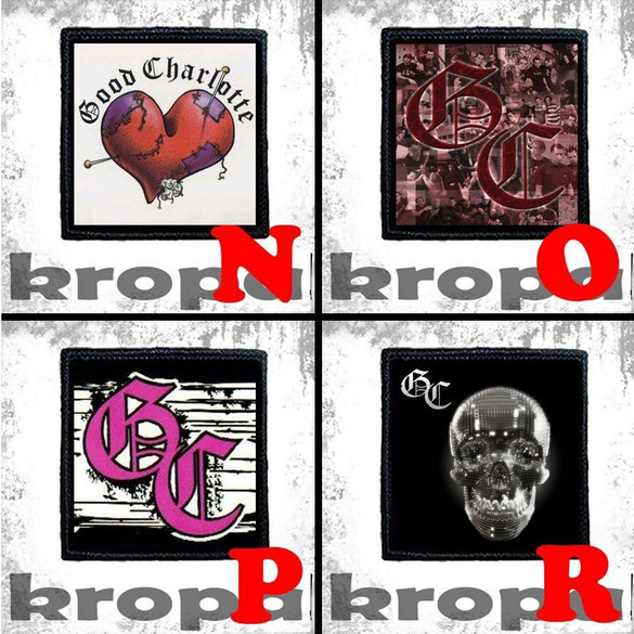 Naszywka GOOD CHARLOTTE 10 x 10 cm  Dużo Wzorów!