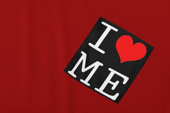 Koszulka z kieszonką I LOVE ME