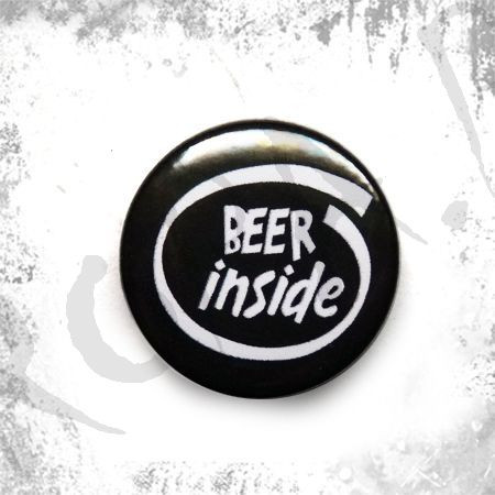 Przypinka Beer Inside