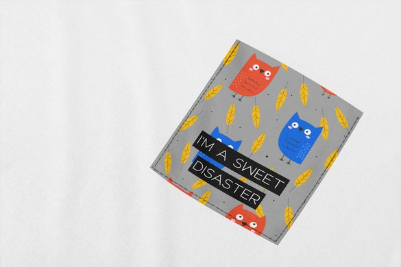 Koszulka z kieszonką SWEET DISASTER 03
