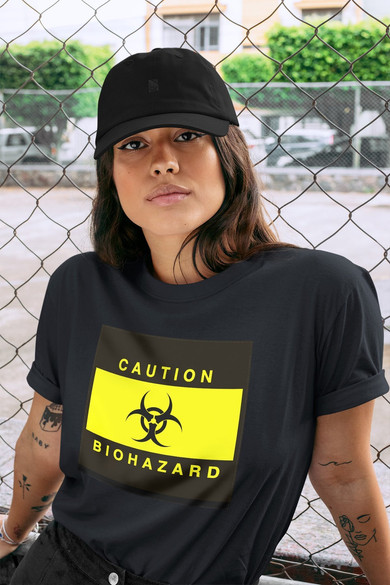 Koszulka z naszywką Biohazard 02