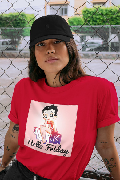 Koszulka z naszywką Hello Friday